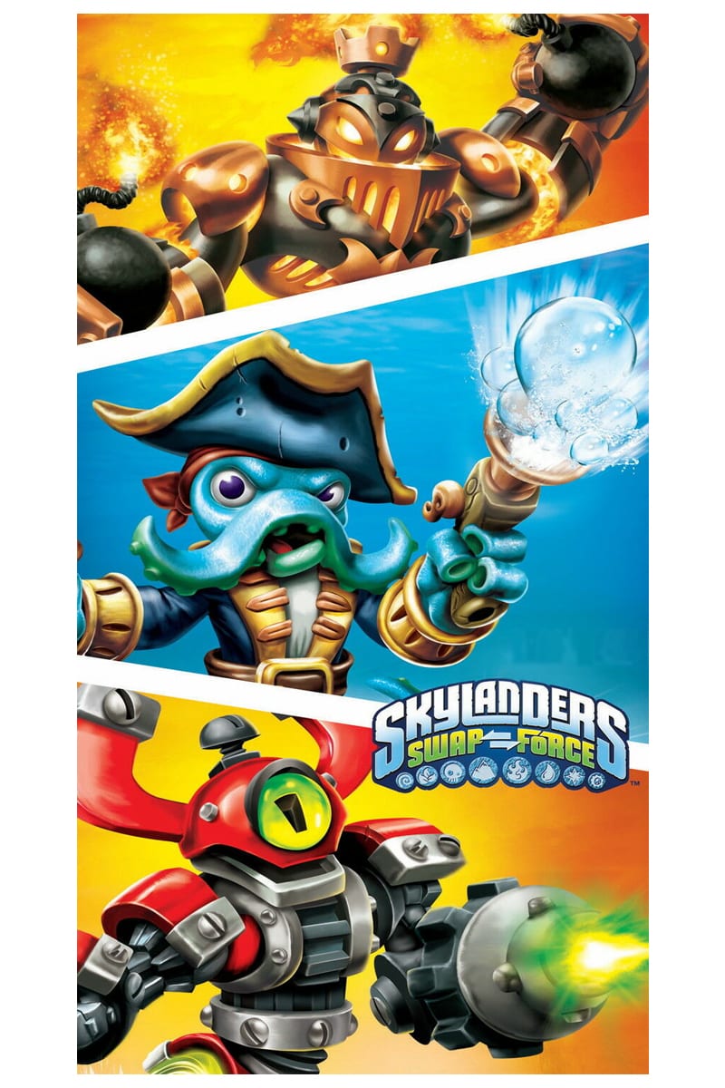 Fully Licenced Skylanders Swap Force Towel.pk of 3