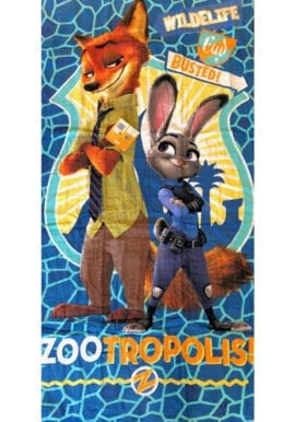 Fully Licenced Disney Zootropolis Coexistance Towel Zootopia.pk of 3