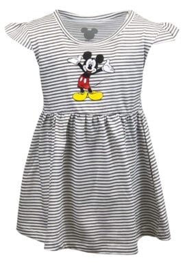 Ex P----k Grey Striped Mickey Mouse Dress.pk of 17