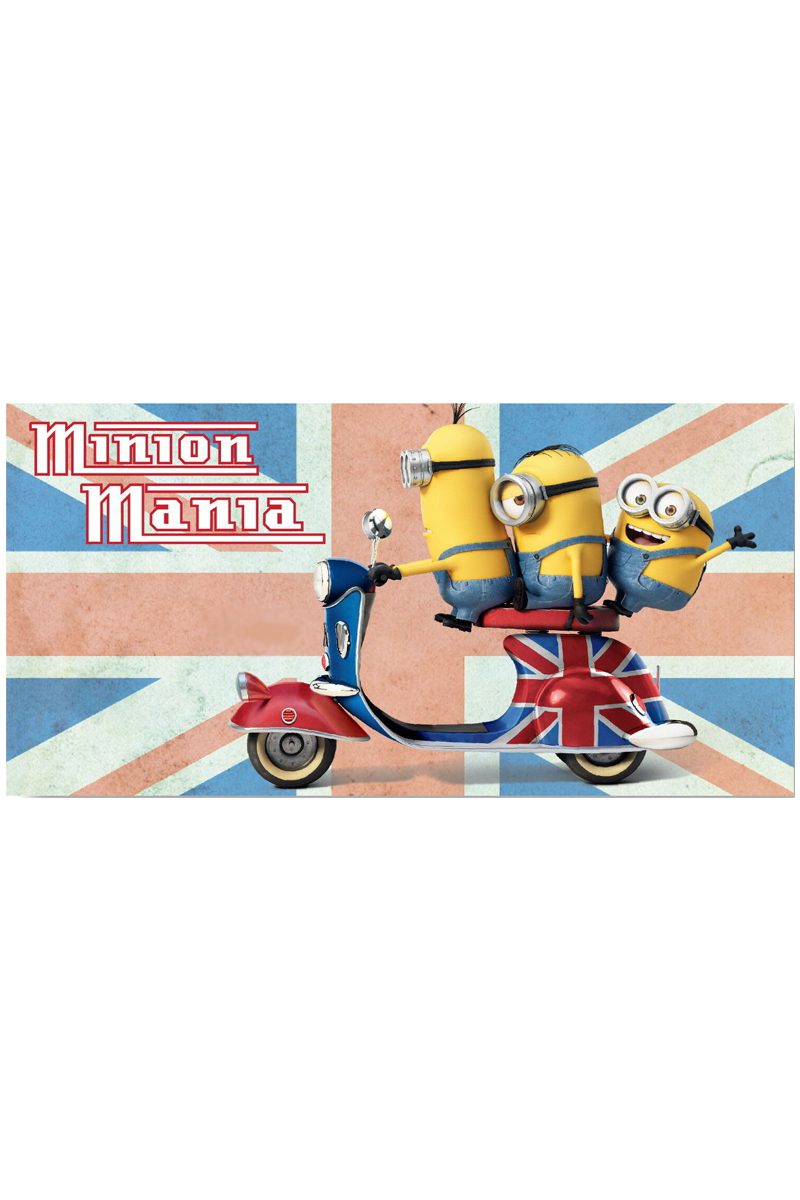 Fully Licenced Minion 'Minion Mania' Beach Towel.pk of 3