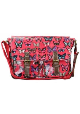 Pink Butterfly Satchel.pk of 6