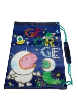 Official George Pig Character Boys Kids Swim Gym Bag.pk of 6