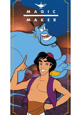 Fully Licenced Aladdin Beach Towel.pk of 3