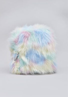 Faux Fur Pastel Backpack pk of 3