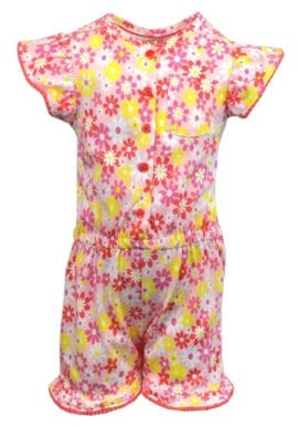 Mothercare Girls Floral Playsuit.pk of 15