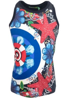 Girls Spanish Designer Desigual Vest Top.pk of 12