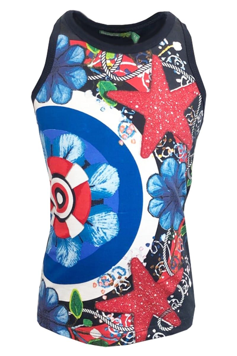 Girls Spanish Designer Desigual Vest Top.pk of 12