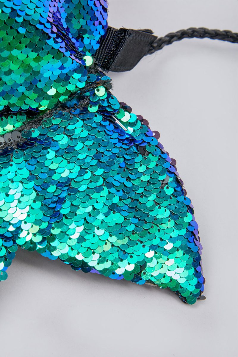 Mermaid Reversible Sequin Trainer Bag.pk of 6 - Image 2