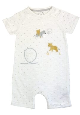 Mothercare Safari Friends Romper.pk of 9