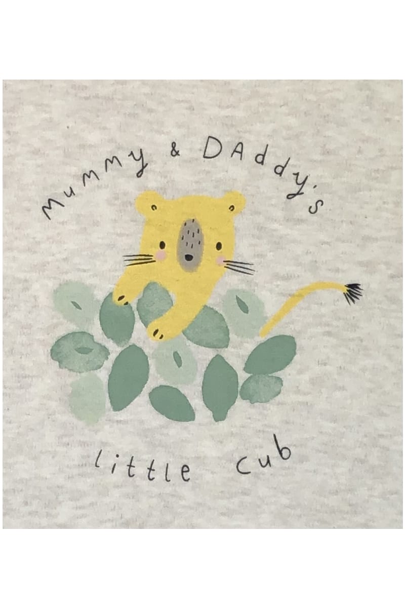 Mothercare Mummy & Daddy Little Cub Romper.pk of 9 - Image 2
