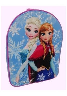 Fully Licenced Disney Frozen Anna and Elsa Characters Girls Kids Backpack Rucksack School Bag.pk of 3