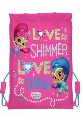 Fully Licenced Shimmer and Shine Trainer / Swimming Tote Bag.pk of 12