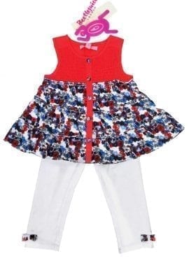 Beetle Juice - Baby Beetle Frill Top and Legging Set.