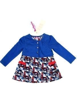 Beetle Juice - Baby Beetle Girls Cardigan Dress. £3.95 per item.pk of 9