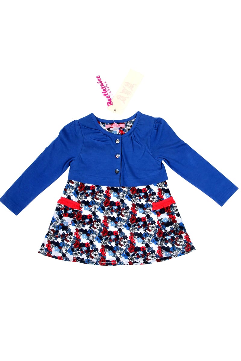 Beetle Juice - Baby Beetle Girls Cardigan Dress. £3.95 per item.pk of 9