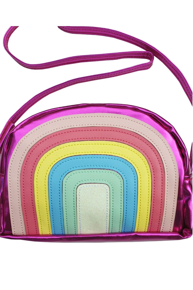 Girls Rainbow Cross Over Bag.pk of 6 - Image 2