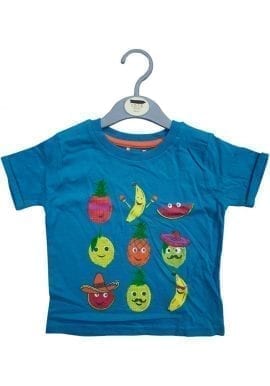 Ex Chainstore Baby Boys Fruit Printed T-shirt.pk of 9