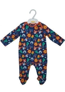 Mini Club Animal Print Boys Babygrow.pk of 7
