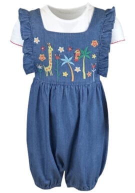 Ex Chainstore N----g Girls 2 Piece Denim Set.pk of 20
