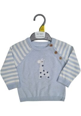 Ex Mothercare Baby Boys Giraffe Jumper.pk of 12