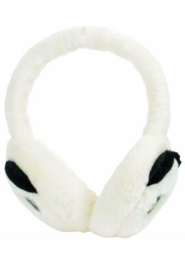 Childrens Girls Panda Earmuffs.pk of 6
