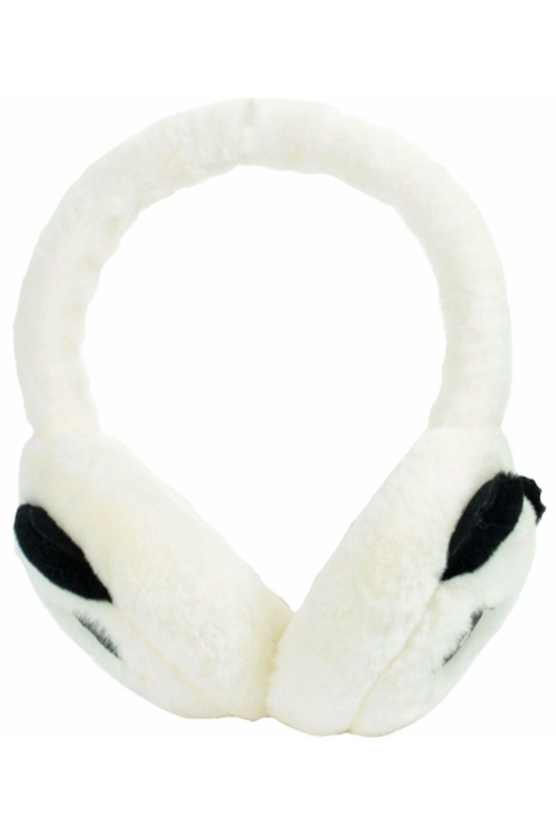 Childrens Girls Panda Earmuffs.pk of 6