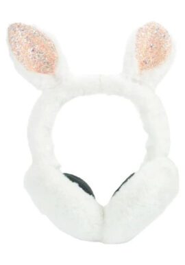 Childrens Girls Rabbit Earmuffs.pk of 6