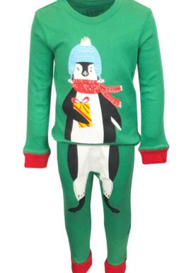 Dunnes LEIGH TUCKER Green Penguin Pyjamas.pk of 5