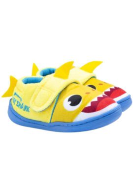 Fully Licensed Baby Shark Velcro Fastening Slippers.pk of 12