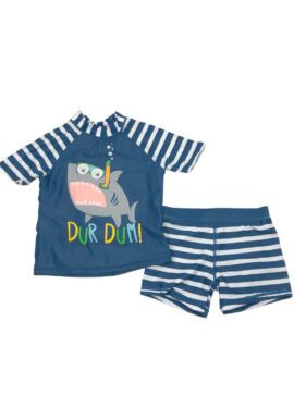 Ex Tu Shark 2 Piece Swim Suit.pk of 5