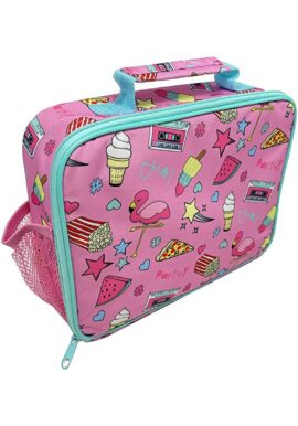 Girls Squad Flamingo Lunch Bag.pk of 3