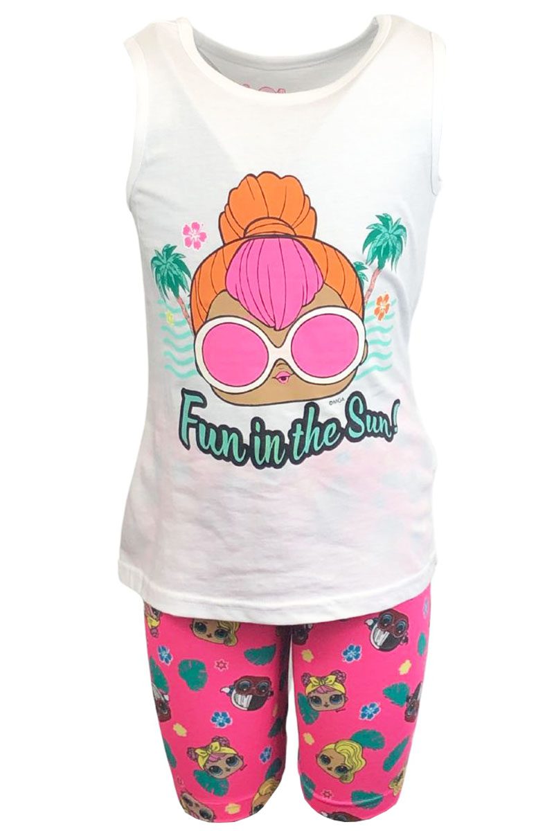 LOL Doll Cycling Short Summer 2 piece Set.pk of 8