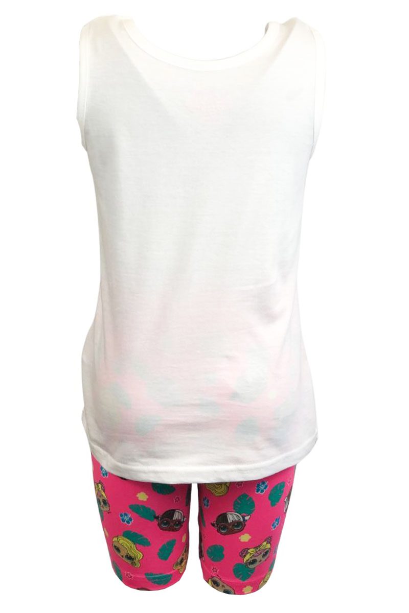 LOL Doll Cycling Short Summer 2 piece Set.pk of 8 - Image 2
