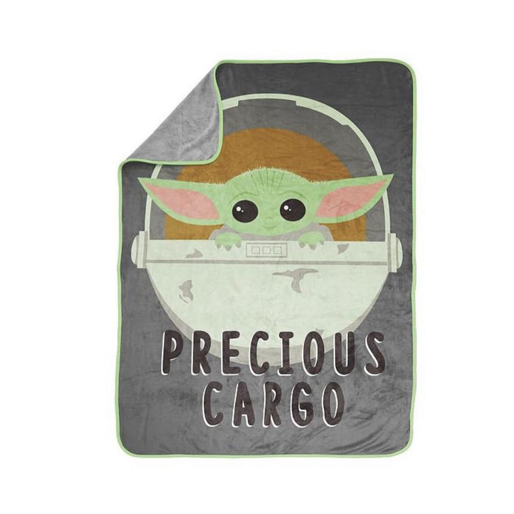 Fully Licensed Mandalorian Precious Cargo Large Fleece Blanket.pk of 3 - Image 4