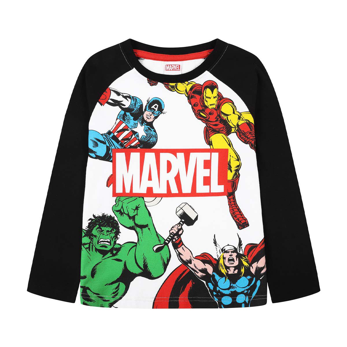 Fully Licensed Marvel Hero's Black Sleeves Pyjamas.pk of 9 - Image 2