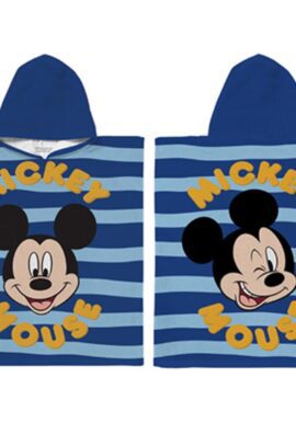 Fully Licensed Mickey Mouse Hooded Poncho Towel.pk of 3