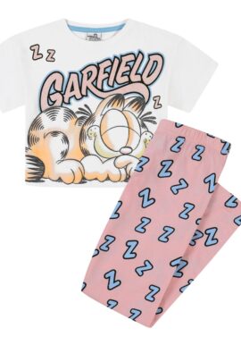 Fully Licensed Garfield Short Sleeved Crop Top Long Leg Pyjamas pk of 7