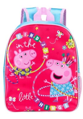 Fully Licensed Peppa and George Pink Backpack.pk of 3