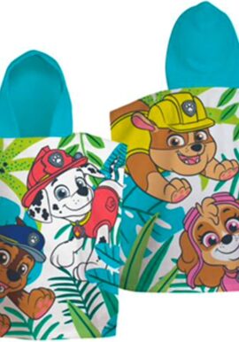 Fully Licensed Paw Patrol Hooded Poncho Towel.pk of 3