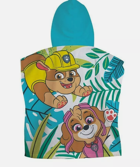 Fully Licensed Paw Patrol Hooded Poncho Towel.pk of 3 - Image 4