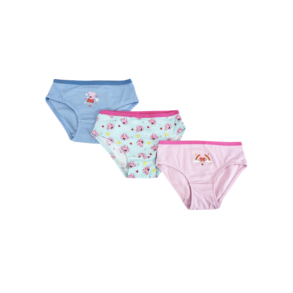 Fully Licensed Peppa Pig 3 Pack Underwear Briefs pk of 8 - Image 2