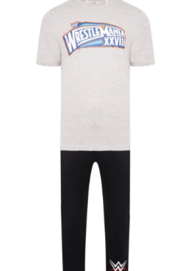 Fully Licensed WWE Men's Short Sleeved Long Leg Pyjamas.pk of 8