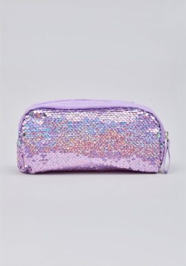 Purple Reversible Sequin Pencil Case.pk of 6