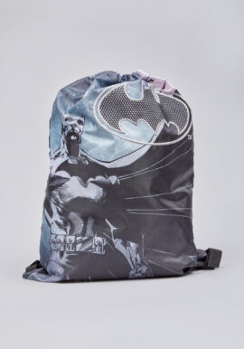 Fully Licensed Batman Drawstring Pump/Swim/Gym Bag.pk of 6