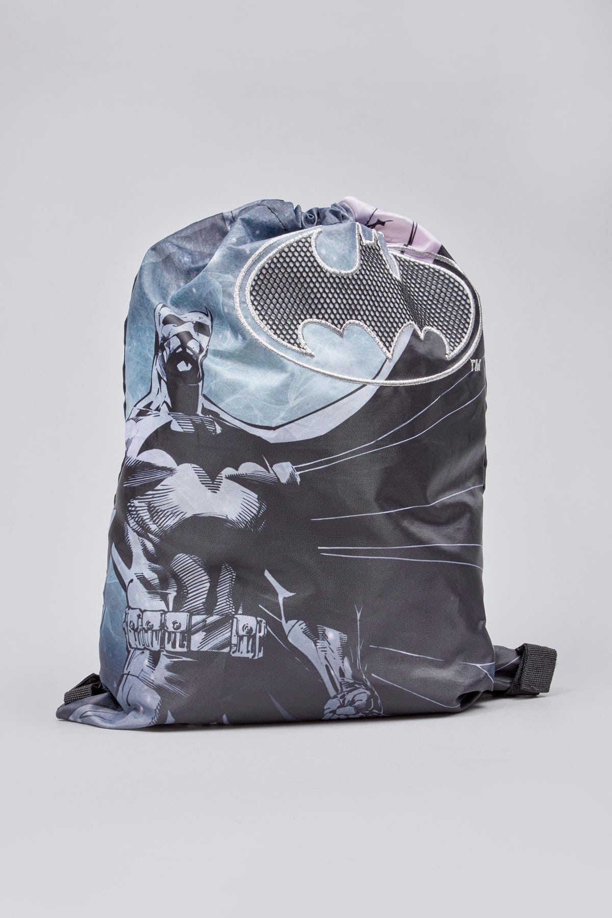 Fully Licensed Batman Drawstring Pump/Swim/Gym Bag.pk of 6