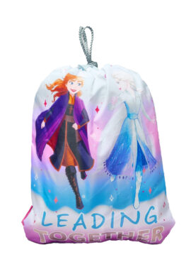 Fully Licensed Frozen Leading Together Drawstring Swim/Pump Bag.pk of 6