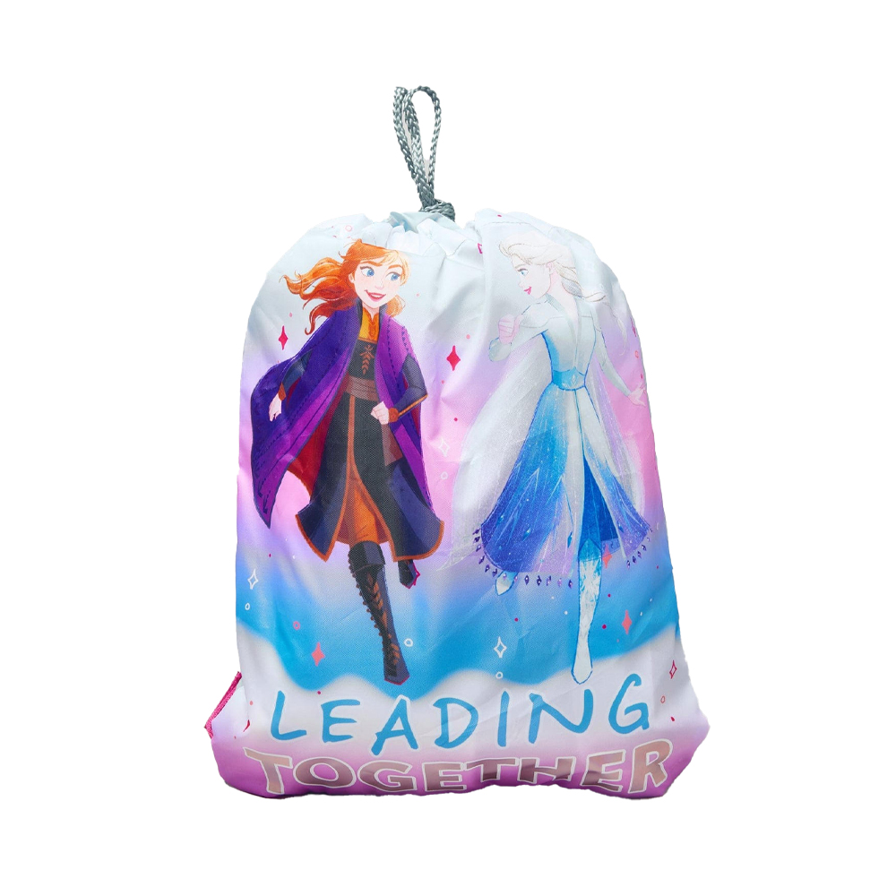 Fully Licensed Frozen Leading Together Drawstring Swim/Pump Bag.pk of 6