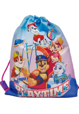 Fully Licensed Paw Patrol Playtime Drawstring Swim/Pump Bag.pk of 6