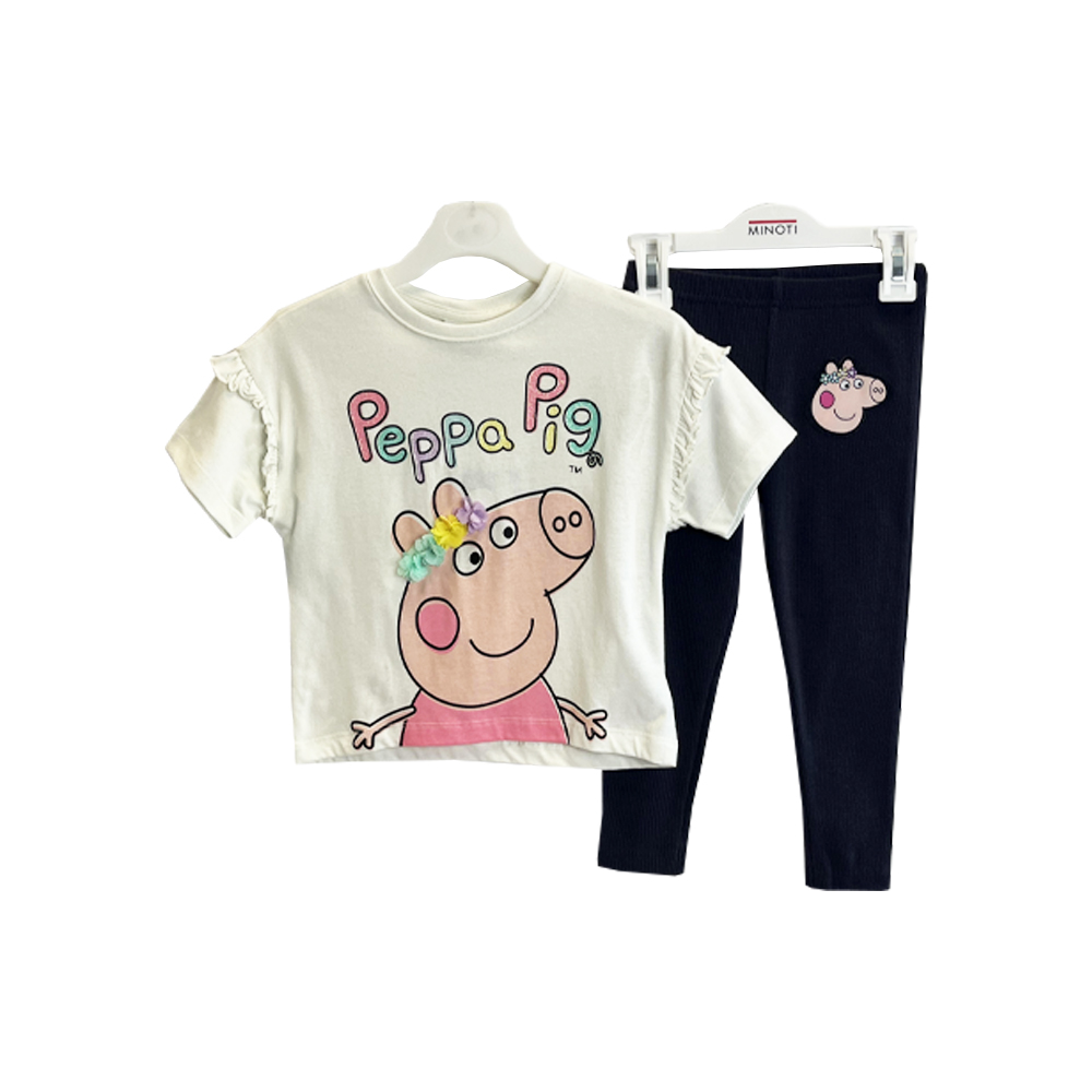 Fully Licensed Peppa Pig 2 Piece Legging Set.pk of 11