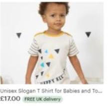 Baby Boutique Lumii Unisex Short Sleeved Happy T-Shirt.pk of 10 - Image 3